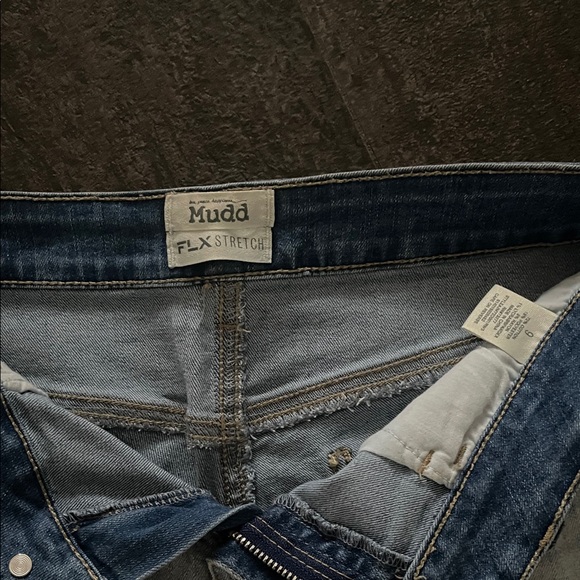 Mudd Women's Faded Blue Jean Shorts - Picture 2 of 3